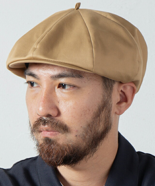 RACAL ラカル RL-22-1203 Tencel Blend C-Satin 8Panel Beret Cas 8パネルベレーキャス BEIGE 正規通販 メンズ