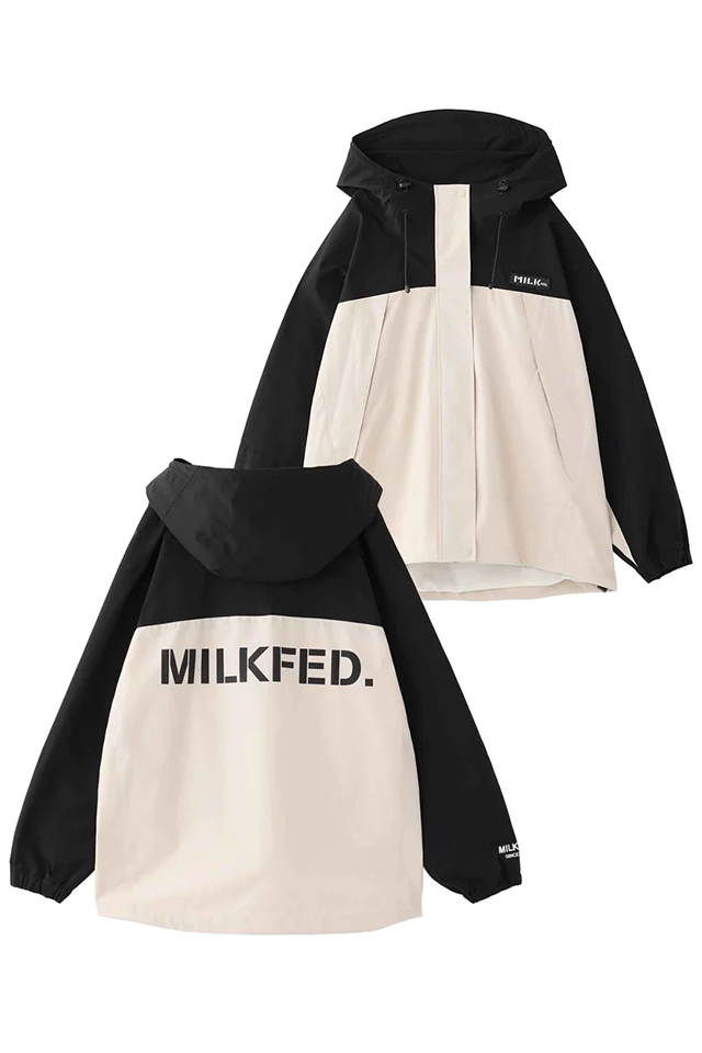 MILKFED. ミルクフェド】103231021002 BACK LOGO BICOLOR MOUNTAIN ...