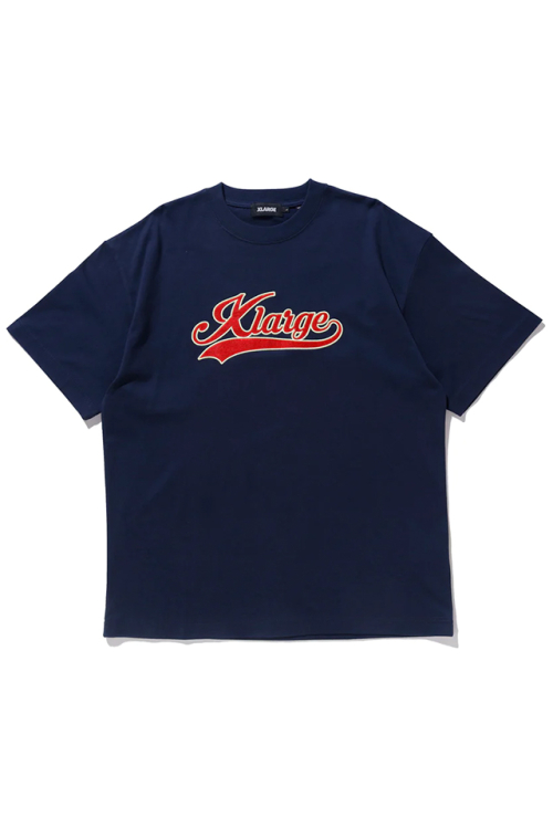 XLARGE エクストララージ 101232011031 VARSITY LOGO S/S TEE XLARGE Tシャツ NAVY 正規通販 メンズ レディース