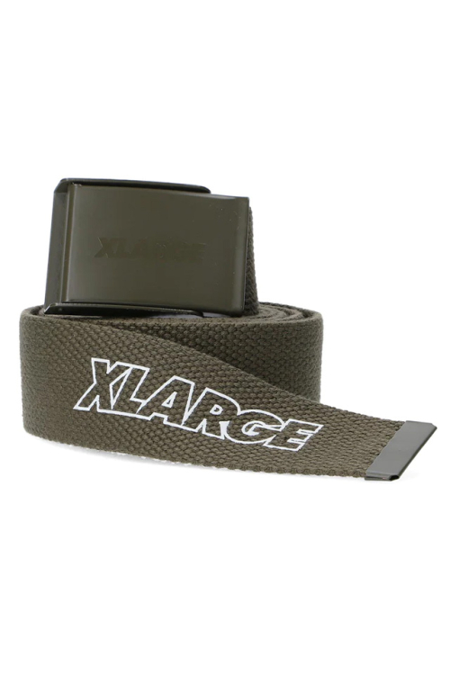 XLARGE エクストララージ 101234054002 STANDARD LOGO EZ LOC BELT XLARGE ベルト OLIVE 正規通販 メンズ レディース