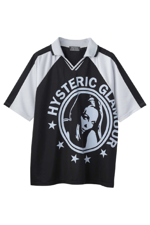 HYSTERIC GLAMOUR ヒステリックグラマー 02251CH03 HYSTERIC 9 シャツ BLACK 正規通販 メンズ