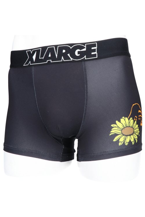 XLARGE エクストララージ 14744000 ボクサーパンツ ゴリラと花 BLACK 正規通販 メンズ