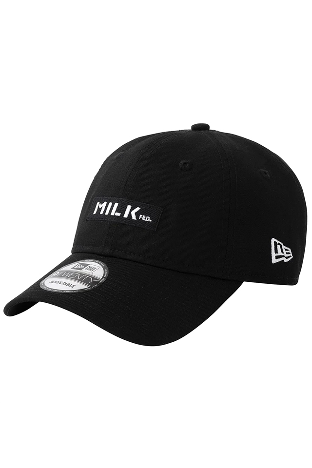 MILKFED. ミルクフェド 103232051001 MILKFED.xNEW ERA BAR CAP コラボキャップ BLACK 正規通販 レディース