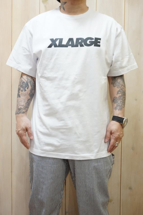 XLARGE エクストララージ 101222011014 STANDARD LOGO S/S TEE XLARGE ショートスリーブTシャツ WHITE 正規通販 メンズ レディース
