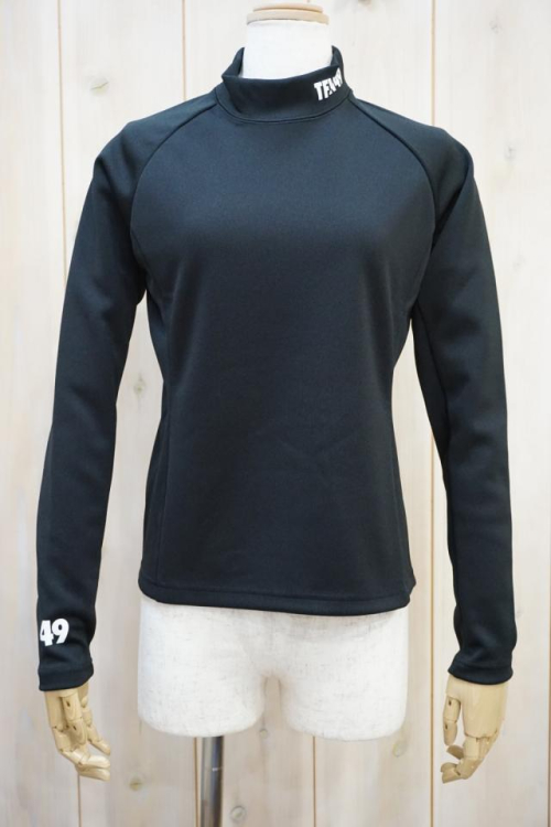 TFW49 TL10222005 WARM MOCK NECK T モックネックTシャツ BLACK 正規通販 ゴルフ レディース