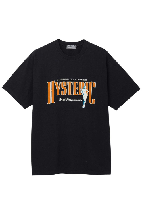 HYSTERIC GLAMOUR ヒステリックグラマー 02241CT04 FUZZY LADY Tシャツ BLACK 正規通販 メンズ