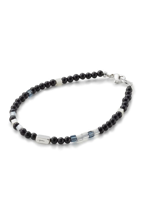 GARNI ガルニ GB23002 - ENSEMBLE - Mix Beads Bracelet ミックスビーズブレスレット BLACK 正規通販 メンズ レディース