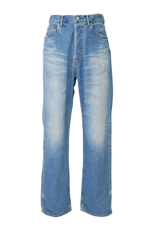 HYSTERIC GLAMOUR ヒステリックグラマー 02251AP12 CH加工 バギーパンツ DARK INDIGO BLUE 正規通販 メンズ