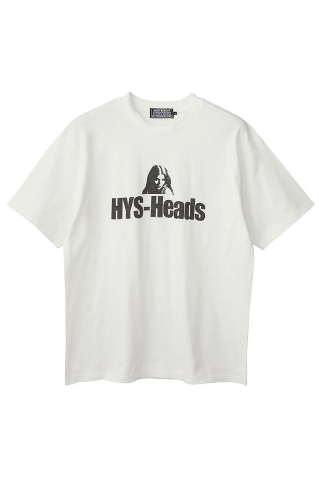 HYSTERIC GLAMOUR ヒステリックグラマー 02232CT03 HYS-HEADS Tシャツ WHITE 正規通販 メンズ