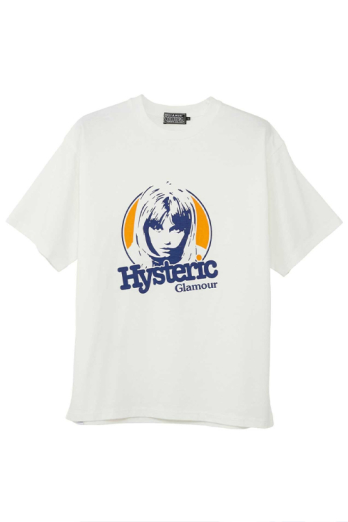 HYSTERIC GLAMOUR ヒステリックグラマー 02231CT04 GOOD VIBRATION Tシャツ WHITE 正規通販 メンズ