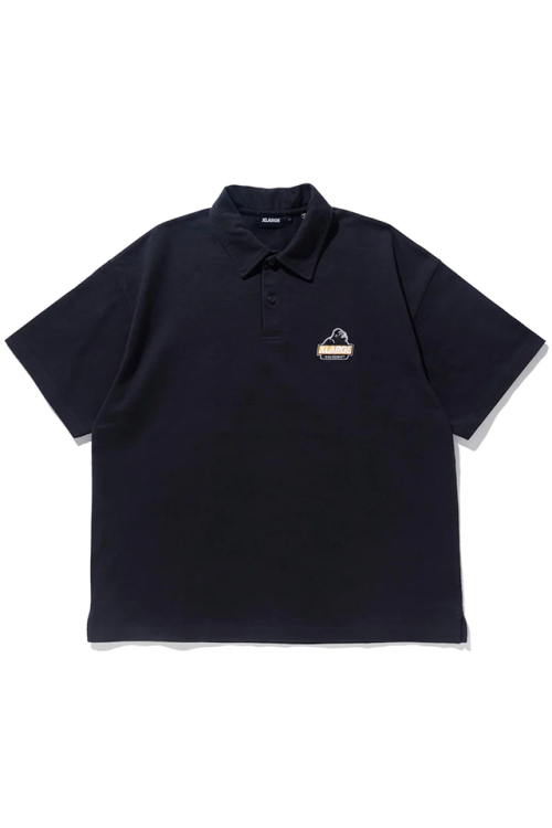 XLARGE エクストララージ 101232013011 SLANTED OG POLO SHIRT XLARGE ポロシャツ BLACK 正規通販 メンズ レディース