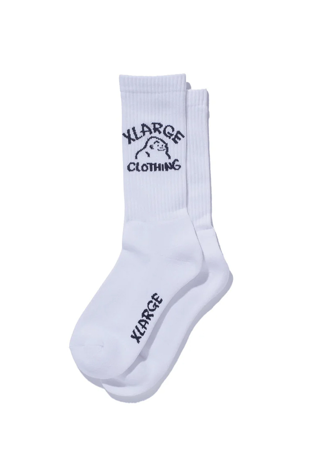 XLARGE エクストララージ 101262054002 DRAWING OG SOCKS ソックス WHITE 正規通販 メンズ レディース