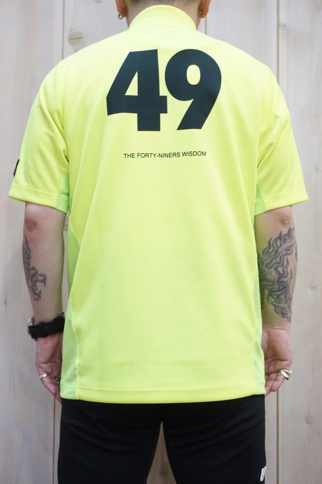 TFW49 ティーエフダブリューフォーティーナイン T102220013 MOCKNECK SIDE MESH T モックネック サイドメッシュTシャツ YELLOW 正規通販 メンズ ゴルフ