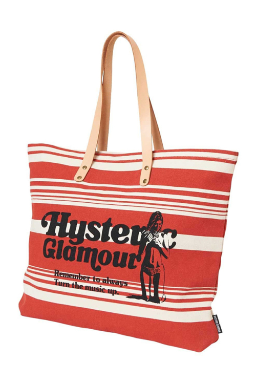 HYSTERIC GLAMOUR ヒステリックグラマー 02241QB01 VACATION TIME トートバッグ RED 正規通販 メンズ レディース