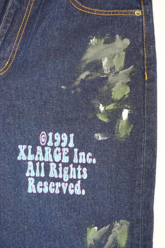 XLARGE エクストララージ / XLARGE 101224031006 FLOWER DENIM PANTS 