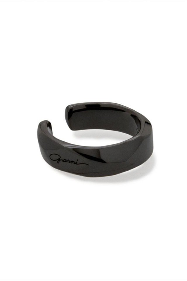 GARNI ガルニ GP25013 Crockery Ring Ear Cuff クロッケリーリングイヤーカフ BLACK (片耳用) 正規通販 メンズ レディース