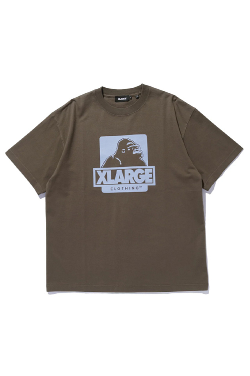 XLARGE エクストララージ 101262011038 OG BOX S/S TEE Tシャツ BROWN 正規通販 メンズ レディース