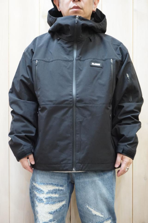 XLARGE エクストララージ 101223021004 3 LAYER JACKET XLARGE 3レイヤードジャケット BLACK 正規通販 メンズ レディース