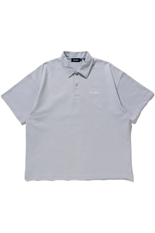 XLARGE エクストララージ 101232013012 STANDARD LOGO POLO SHIRT XLARGE ポロシャツ GRAY 正規通販 メンズ レディース