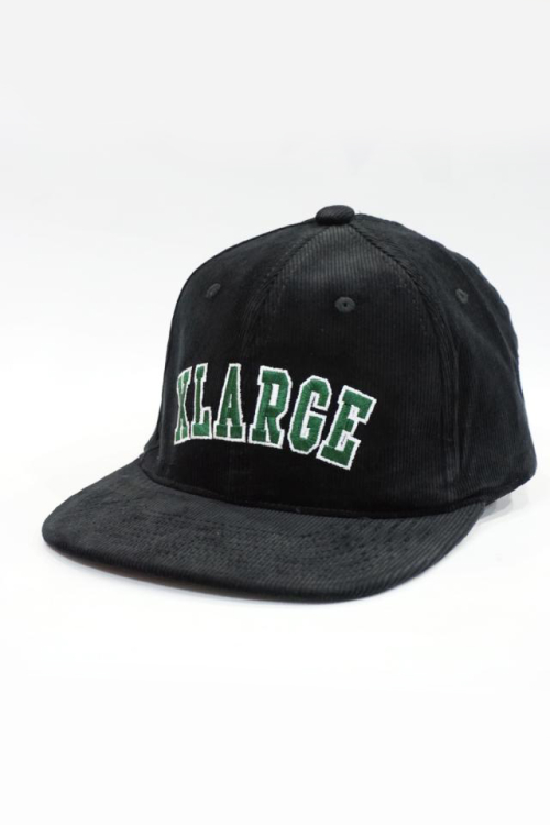 XLARGE エクストララージ 101223051003 CORDUROY SNAPBACK CAP XLARGE キャップ BLACK 正規通販 メンズ レディース