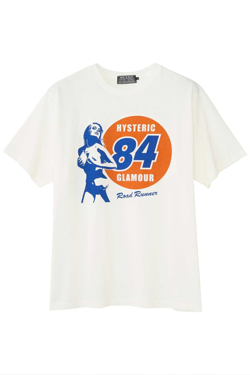 HYSTERIC GLAMOUR ヒステリックグラマー 02251CT32 HYS’84 Tシャツ WHITE 正規通販 メンズ