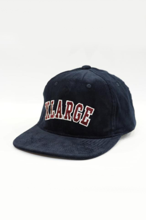 XLARGE エクストララージ 101223051003 CORDUROY SNAPBACK CAP XLARGE キャップ NAVY 正規通販 メンズ レディース