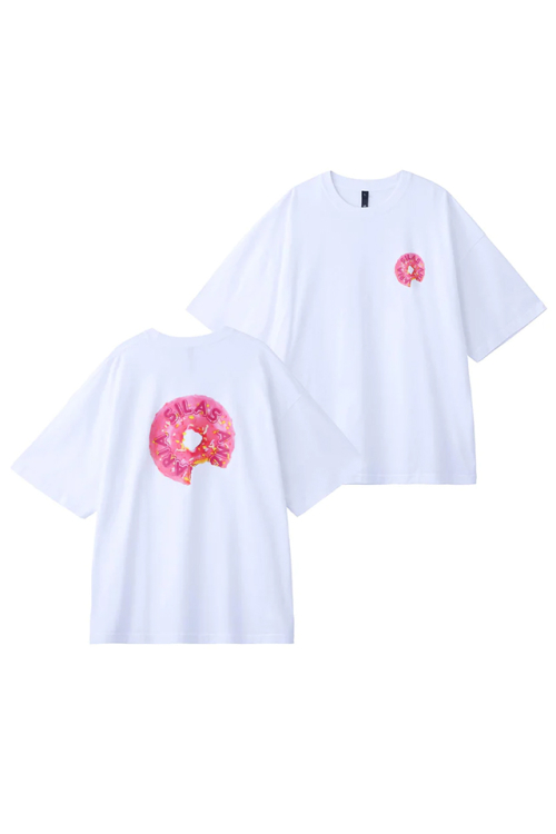 SILAS サイラス 110232011033 DONUTS PRINT S/S TEE SILAS Tシャツ WHITE 正規通販 メンズ