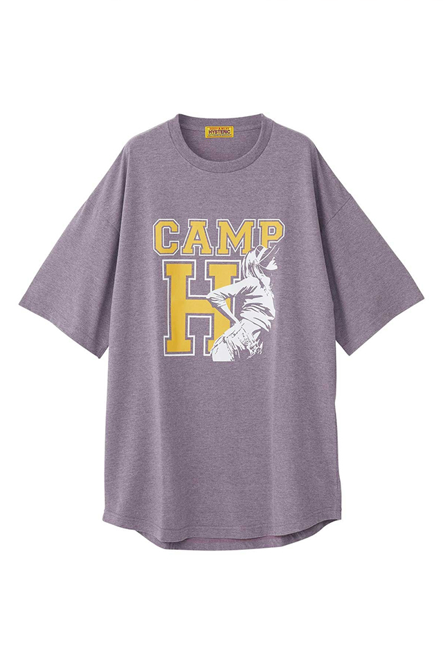 HYSTERIC GLAMOUR ヒステリックグラマー 01261CO05 CAMP H ワンピース PURPLE 正規通販 レディース