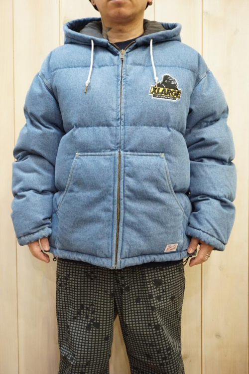 XLARGE 101224021008 ACTIVE DUCK PUFFER JACKET XLARGE パファージャケット INDIGO 正規通販 メンズ レディース