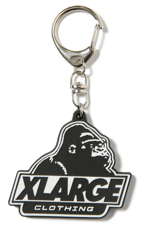 XLARGE エクストララージ 101231054005 SLANTED OG KEYCHAIN XLARGE キーホルダー BLACK 正規通販 メンズ レディース