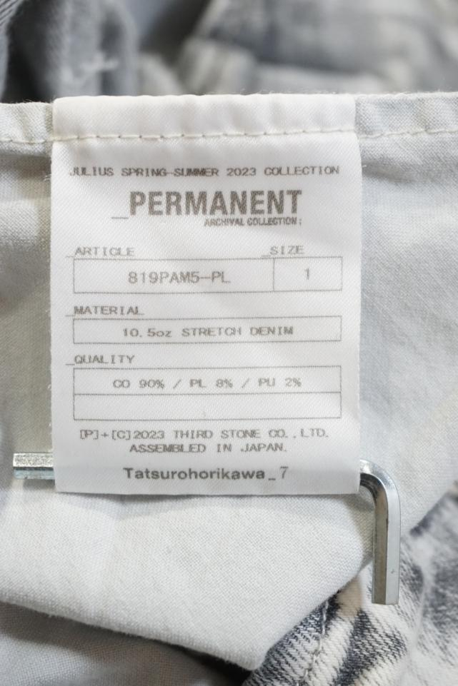 JULIUS ユリウス / JULIUS ユリウス 819PAM5-PL 10.5oz STRETCH DENIM 