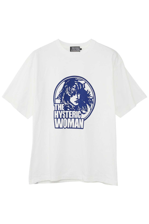 HYSTERIC GLAMOUR ヒステリックグラマー 02231CT10 THE WOMAN HYSTERIC Tシャツ WHITE 正規通販 メンズ