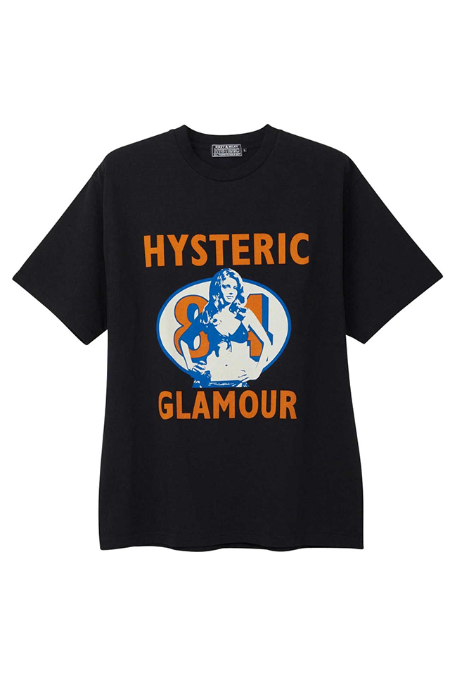 HYSTERIC GLAMOUR ヒステリックグラマー 02241CT12 COYOTE Tシャツ BLACK 正規通販 メンズ