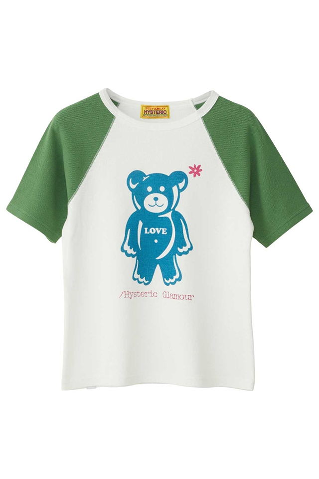 HYSTERIC GLAMOUR ヒステリックグラマー 01241CT07 HYSTERIC GUMI BEAR Tシャツ WHITE 正規通販 レディース