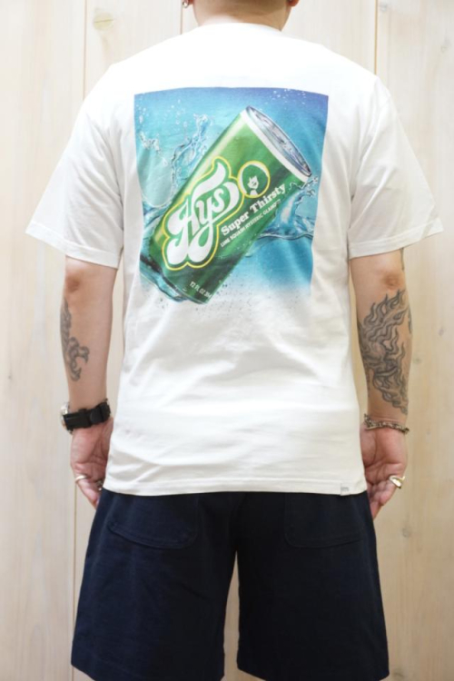 HYSTERIC GLAMOUR ヒステリックグラマー 02222CT14 LIME SQUASH Tシャツ WHITE 正規通販 メンズ