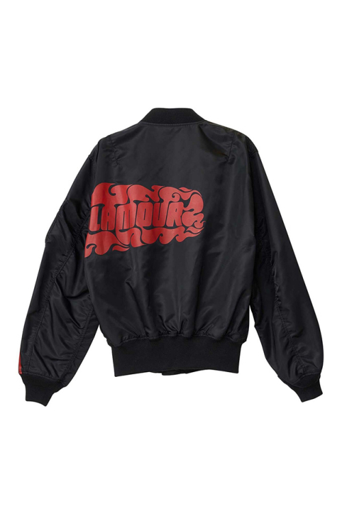 HYSTERIC GLAMOUR ヒステリックグラマー 02263AB05 HYS SPEED MA-1ジャケット BLACK 正規通販 メンズ