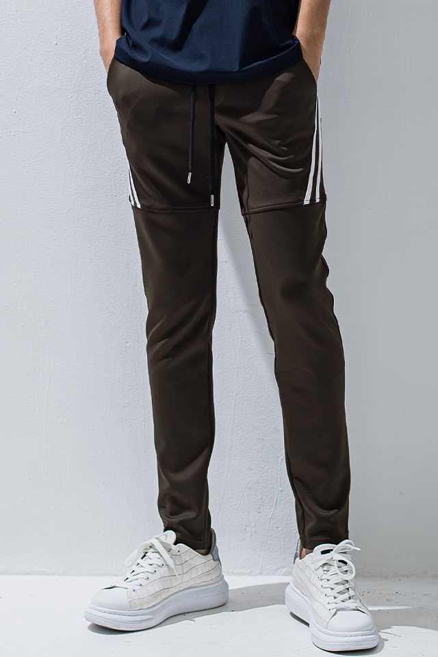 RESOUND CLOTHING  リサウンドクロージング RC28-ST-026 TYLER LINE PANTS タイラーラインパンツ KHAKI 正規通販 メンズ