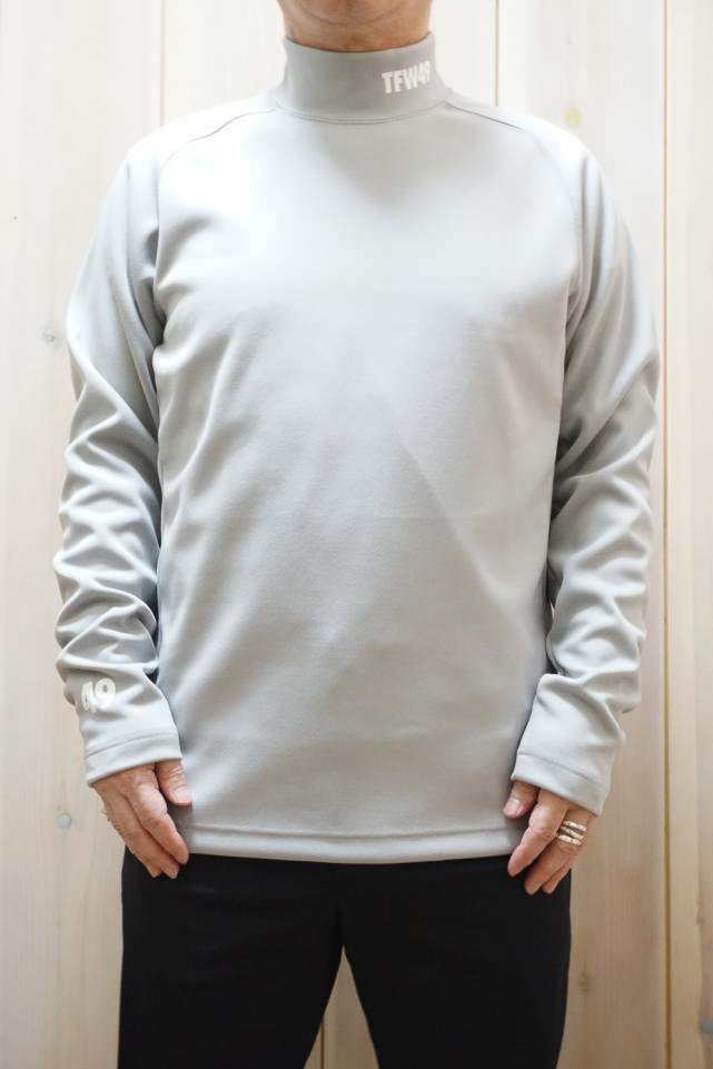 TFW49 ティーエフダブリューフォーティーナイン T102220017 WARM MOCKNECK LS T ウォームモックネックロングスリーブTシャツ LGR × LGR 正規通販 メンズ ゴルフ