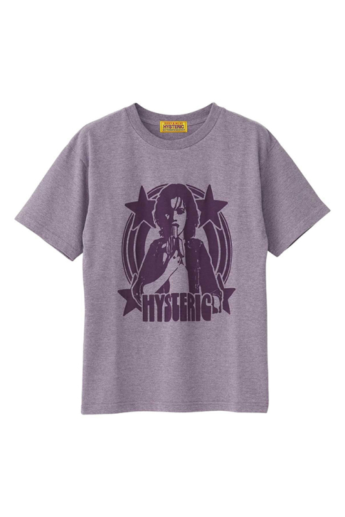 HYSTERIC GLAMOUR ヒステリックグラマー 01261CT17 BANANA GIRL Tシャツ PURPLE 正規通販 レディース