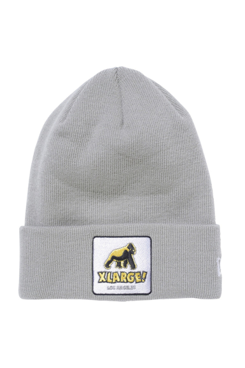 XLARGE エクストララージ 101241051015 XLARGE×NEWERA WALKING APE CUFF BEANIE コラボビーニー GRAY 正規通販 メンズ レディース 限定アイテム