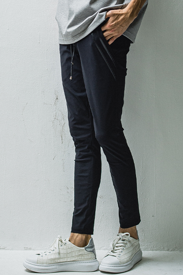 RESOUND CLOTHING  リサウンドクロージング BASIC-ST-014 EDGE NYLON PT エッジナイロンパンツ NYLONBKBK 正規通販 メンズ 2025年5月15日入荷予定