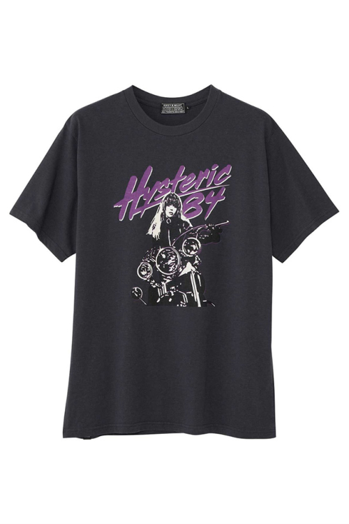 HYSTERIC GLAMOUR ヒステリックグラマー 02251CT22 LET’S GO CRAZY Tシャツ BLACK 正規通販 メンズ