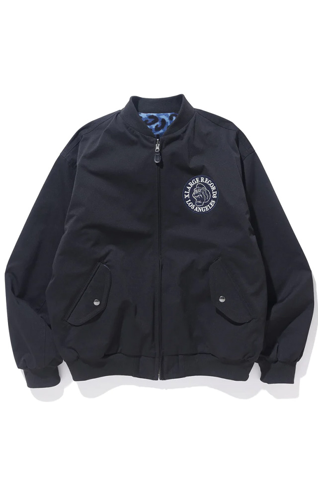 XLARGE エクストララージ 101234021012 REVERSIBLE BOMBER JACKET XLARGE リバーシブルボンバージャケット BLACK 正規通販 メンズ レディース