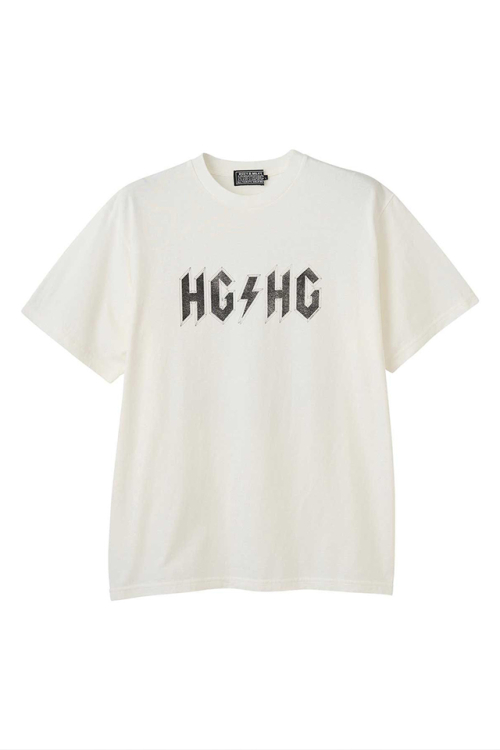 HYSTERIC GLAMOUR ヒステリックグラマー 02261CT43 HG/HG TOUR 1984 Tシャツ WHITE 正規通販 メンズ