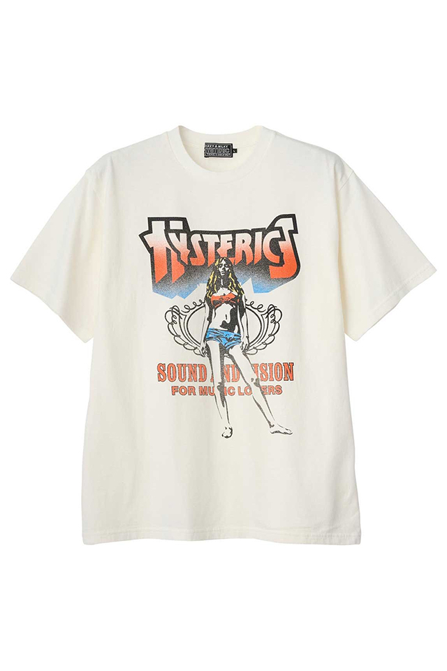 HYSTERIC GLAMOUR ヒステリックグラマー 02261CT04 BAD ASS MAMA TOUR Tシャツ WHITE 正規通販 メンズ