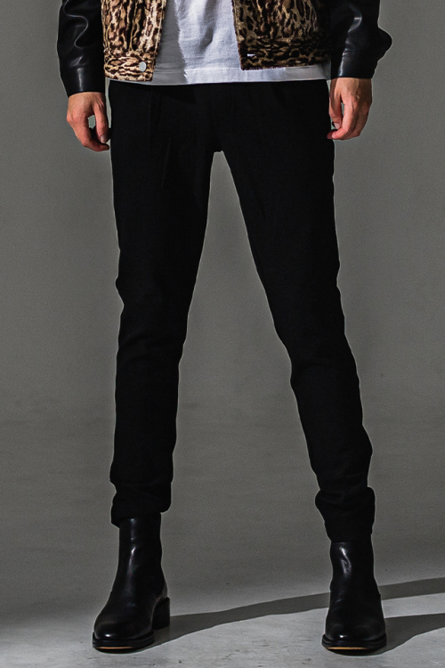 RESOUND CLOTHING  リサウンドクロージング RC41-ST-016T CHRIS EASY blister TUCK PANTS クリスイージータックパンツ B BLACK 正規通販 メンズ 2026年8月10日入荷予定