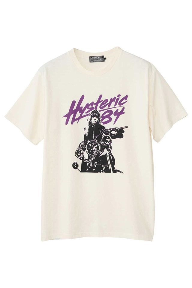 HYSTERIC GLAMOUR ヒステリックグラマー 02251CT22 LET’S GO CRAZY Tシャツ WHITE 正規通販 メンズ