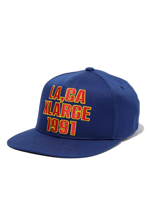 XLARGE エクストララージ 101232051007 LOCAL LOGO EMBROIDERED CAP XLARGE キャップ NAVY 正規通販 メンズ レディース