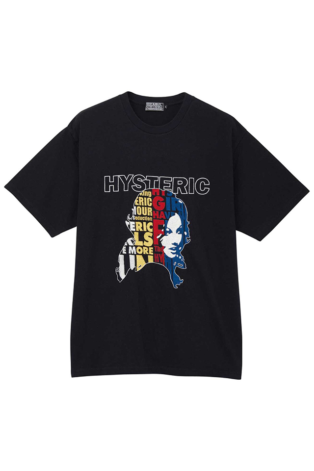 HYSTERIC GLAMOUR ヒステリックグラマー 02241CT08 HAVE MORE FUN刺繍 Tシャツ BLACK 正規通販 メンズ