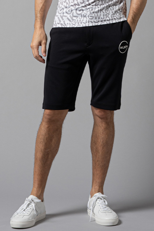WJKG gf503b 3D shorts 立体ショートパンツ BLACK × WHITE 正規通販 メンズ ゴルフ